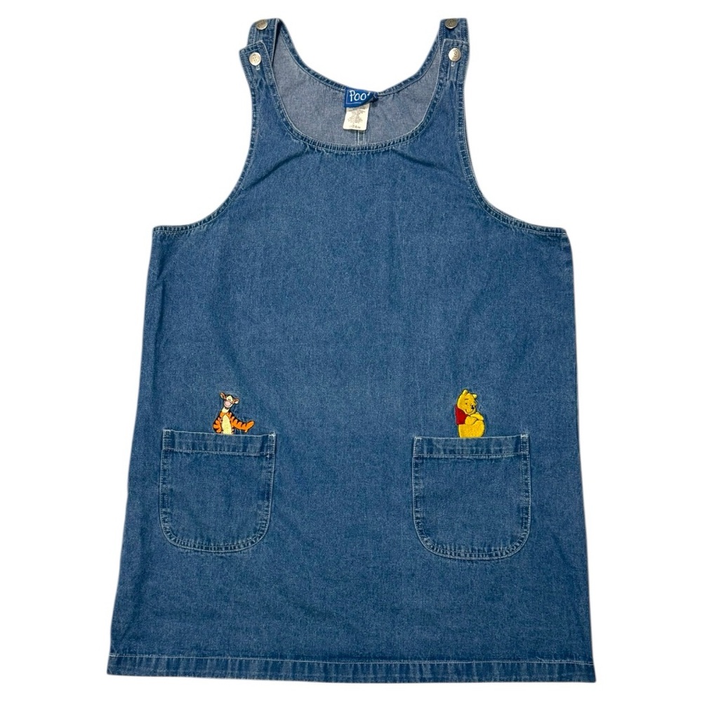Disney Blue Denim Dress with Tigger and Pooh